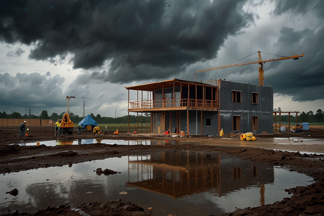 How Weather Delays Affect One-Time Close Construction Loan Projects